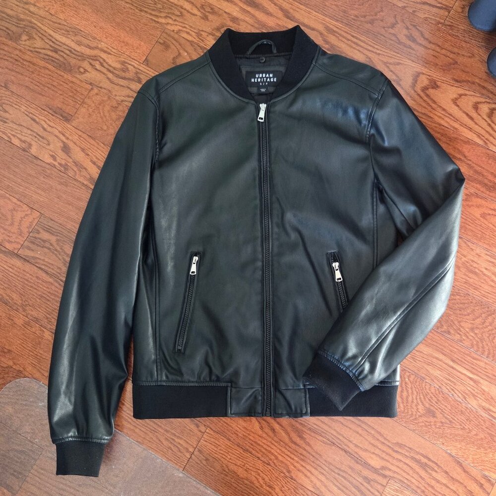 NWOT Urban Heritage faux leather jacket, size S